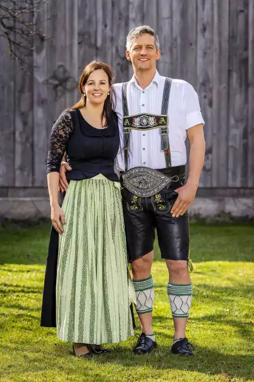Gastgeber Steffi und Anderl Aigner Naderbauer-Hof Urlaub auf dem Bauernhof Marquartstein Chiemgau